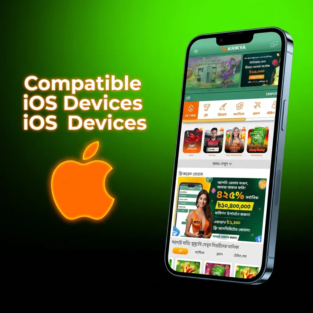 List of compatible iOS devices including iPhone X through 15 series, iPad 7th gen and later, and all iPad Pro models