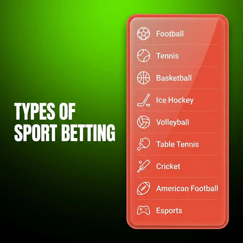 Sports betting interface showing cricket, football, kabaddi, and tennis wagering options with live odds and markets
